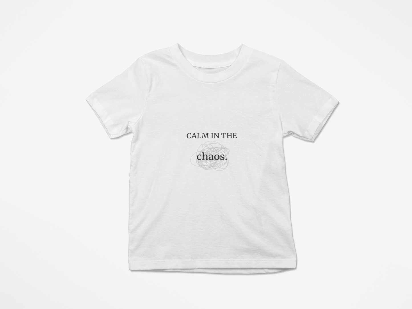Calm in the Chaos Unisex Softstyle T-Shirt | Relaxed Tee, Inspirational Gift, Mindfulness Apparel, Casual Wear, Self-Care Fashion